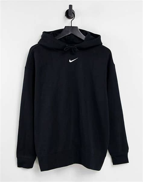 nike mini swoosh oversized cropped zip through hoodie|nike swoosh hoodie kids.